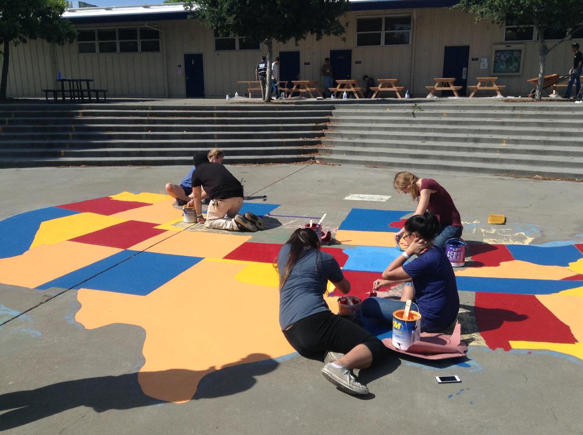 DelMarPTSA's tweet photo. More service opportunities tomorrow! This shot from Piedmont MS @Beautiful_Day #BeautifulDay15 http://t.co/Ql9ic6q0bd http://t.co/CKz9uF3OaI