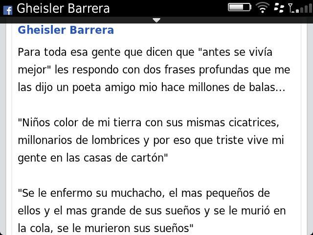 Gheislerbs's tweet photo. #HonorYGloriaOtaiza les comparto un mensaje publicado en otras redes para los q aun creen q "antes se vivía mejor" http://t.co/27mQwO1TiP