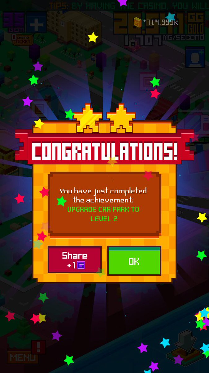BloodyAnimation's tweet image. I have just completed the achievement: "UPGRADE CAR PARK TO LEVEL 2". #CenturyCity itunes.apple.com/us/app/id95568…