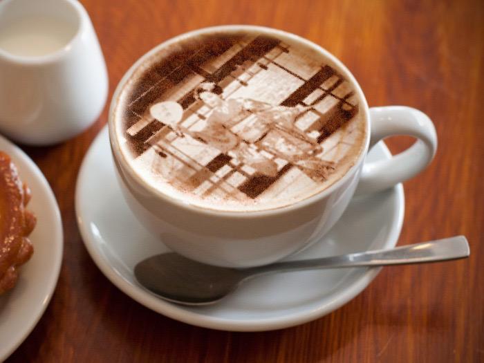 akoarabb's tweet photo. 真央 in latte art http://t.co/mB6ggNkHlp