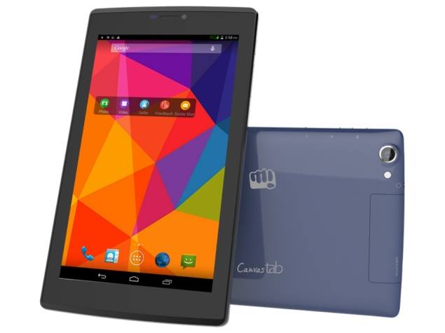 BigCMobilesIN's tweet photo. Micromax Canvas Tab P480 Voice-Calling Dual-SIM Tablet Launched at Rs. 6,999! http://t.co/JxiUGmG5qD