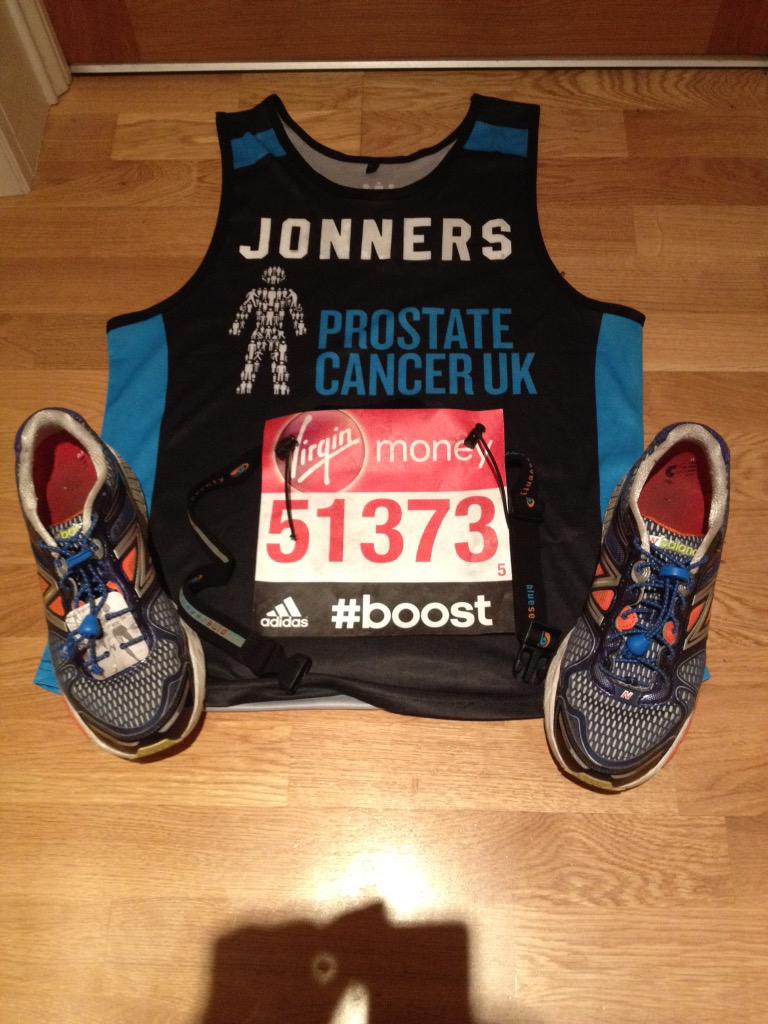 bravvers's tweet photo. The big day has arrived!! VERY excited!! @ProstateUK @LondonMarathon http://t.co/cnZ5Nv87NL