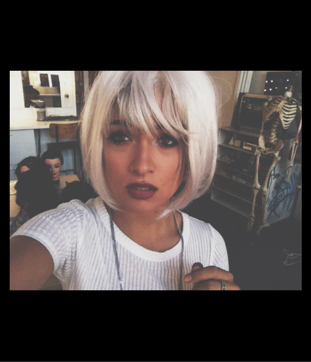 Lady_Lawr's tweet photo. Need this blonde wig in my life. ❤️ http://t.co/7aSBG06Z9J
