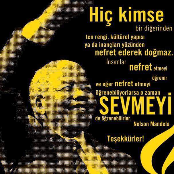 Hiç kimse nefret ile doğmaz, Sevmeyi öğretmeli...  #SilivrideTahliyeBayramı
