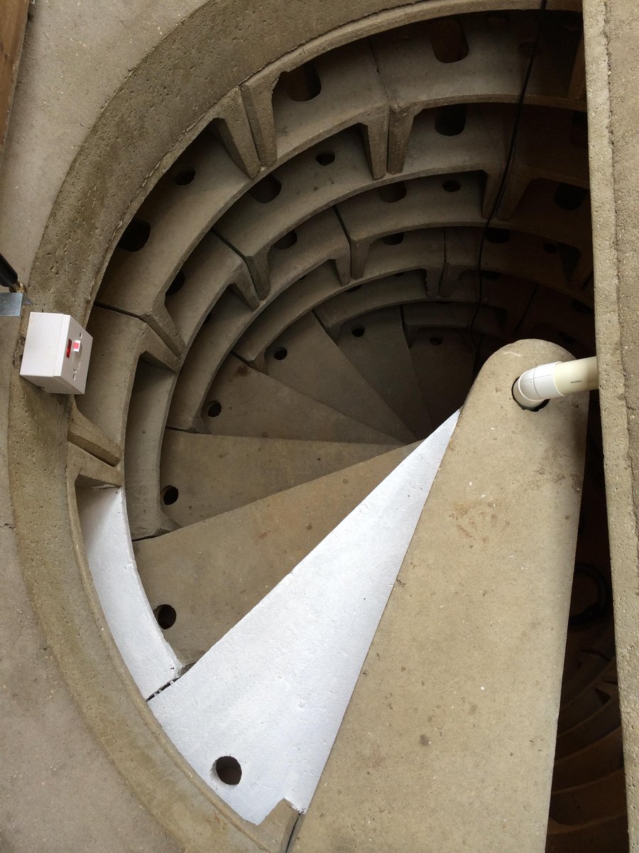 CamillaBowler's tweet image. Painting the spiral cellar. Still a way to go...