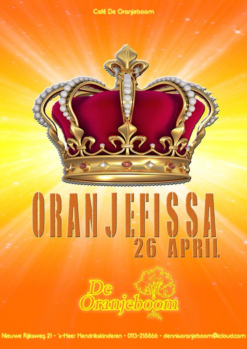 deoranjeboom's tweet photo. Vanavond feestje! #ORANJEFISSA #ORANJE #KONINGSNACHT http://t.co/IPzkwMUM3d