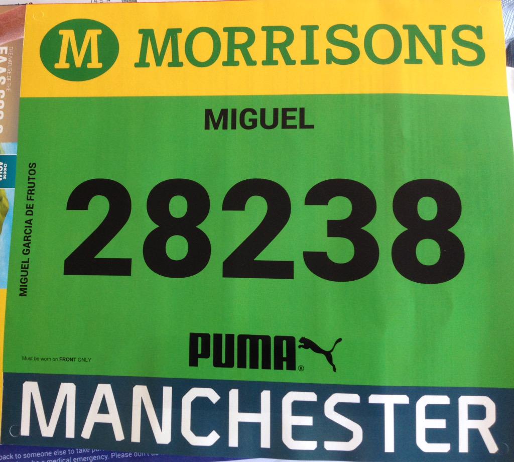 MiguelHelping's tweet photo. @Great_Run just received my #RunNumber for the #GreatManchesterRun in support of @Pachawawas http://t.co/dX4jbbVzCm