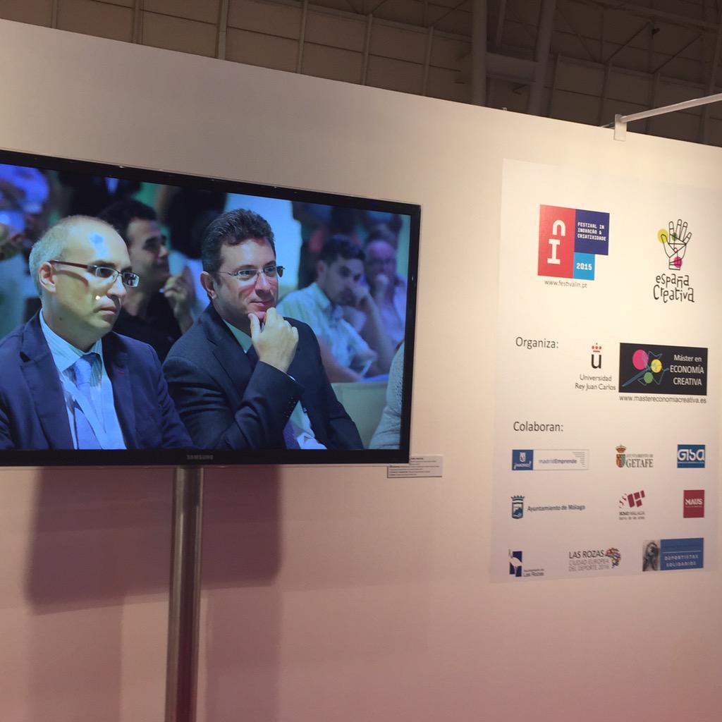 espanacreativa's tweet photo. CopaEspañaCreativa MÁLAGA 2016 se presenta en Festival IN Lisboa,colaboran @malaga @mausmalaga @SohoMLG @Festival_IN http://t.co/WwrhtKWeh9