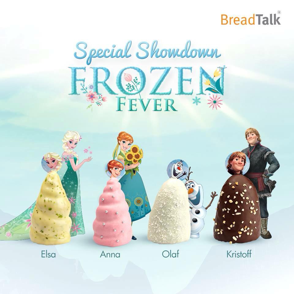 sgbreadtalk's tweet photo. Frozen Fever fans, listen up! #TeamElsa, #TeamAnna, #TeamOlaf and #TeamKristoff, which side are you on? http://t.co/BPBgJxs9m2