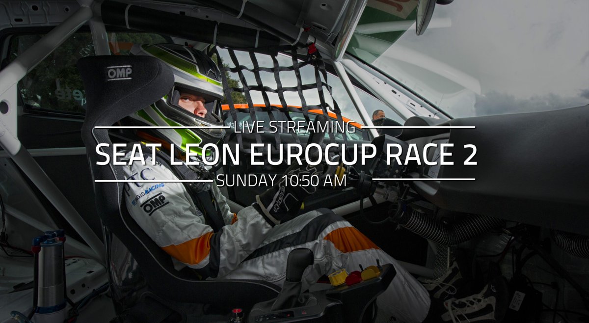 #SEATeurocup Race 2 will start at 10:50am. Follow us live on #SEATsport YouTube channel: youtube.com/user/seat