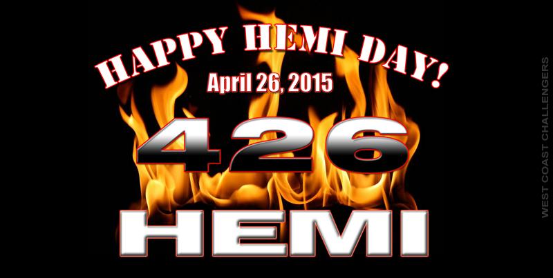Happy HEMI Day!! 426. April 26, 2015. #HemiDay