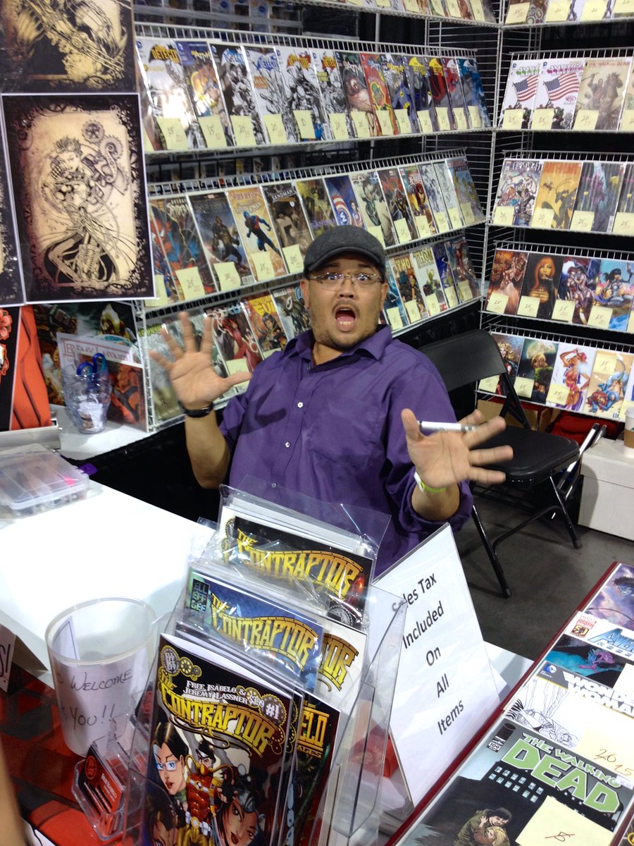 theusofn's tweet photo. Friend of #USN @LFDF_COMICS was having a blast sketching for fans at @WizardWorld 
#wizardworldlasvegas #LFDF http://t.co/AfNMfRphYX