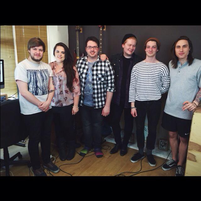 TheSafeHouseMCR's tweet photo. SafeHouse crew with one of our new favourite bands, Hers. http://t.co/o2F9f7Exts