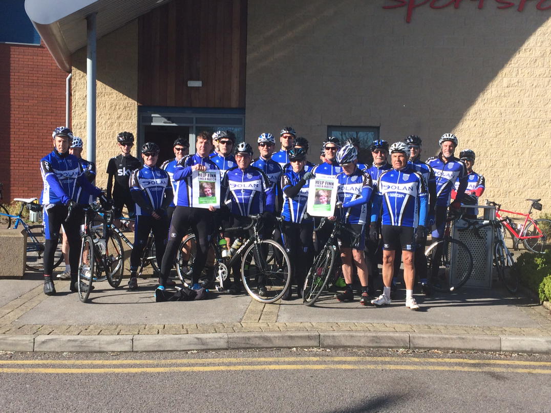 Mercury Cycling Club raising awareness for <a href="/FinnsFight/">carole</a> <a href="/Lpoolmercurycc/">Liverpool Mercury CC</a>