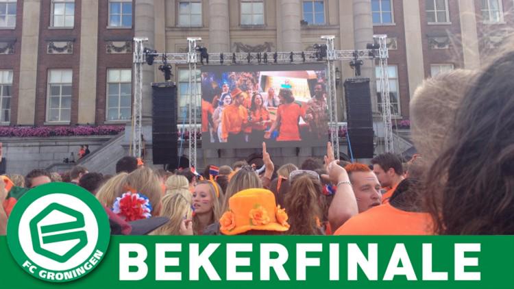 Bekerfinale toch te zien op groot scherm in Leek rtvnoord.nl/?p=148267 #rtvnoord