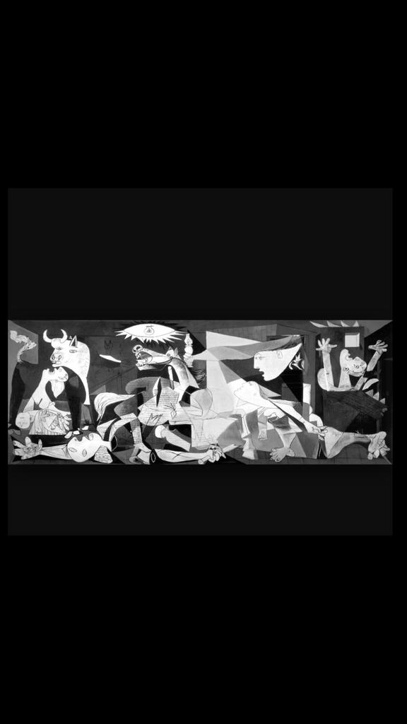 mrmdelarosa1972's tweet photo. Un oficial Nazi a Picasso al ver el Guernica:
-¿Eso lo ha hecho usted? Y  respondio
-No, eso lo hicieron ustedes http://t.co/M3Viv2jIXy