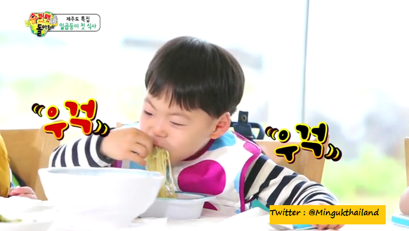 mingukthailand's tweet photo. [CAP EP.75]  กินสปาเกตตี้กันค่า #SongTriplets  #Songdaehun #songminguk #songmanse http://t.co/9ndBHjiolZ
