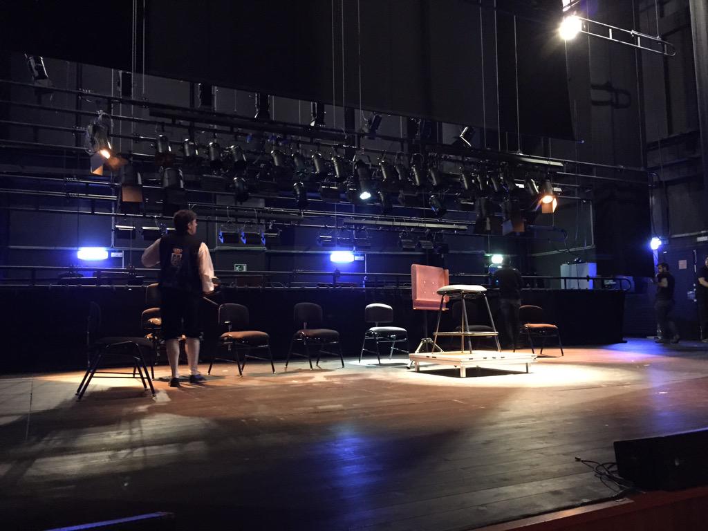 Preparando nuestro concierto en el Teatro Gaztambide. <a href="/AytoTudela/">Ayuntamiento Tudela</a> @TurismoNavarra <a href="/agusCaunedOvd/">Agus IglesiasCaunedo</a> #Tudela