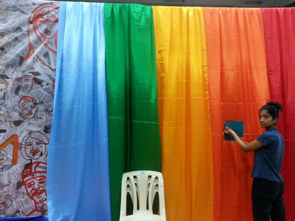y4uwindia's tweet photo. Live updates...In the final stages! Backdrop. Discovering Fraternity #UWW2015 http://t.co/ULbQQyJSj0