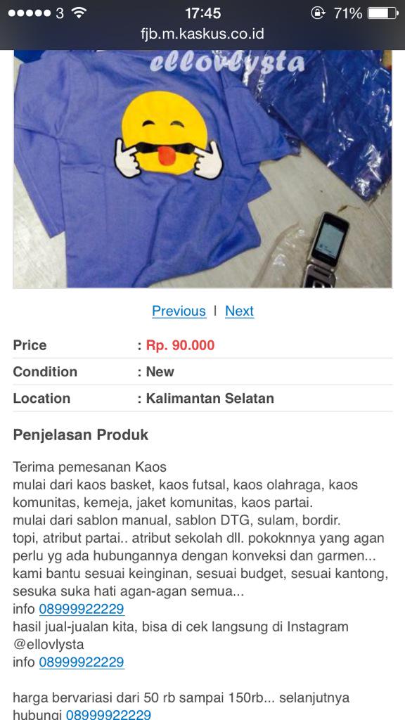 ELLovlysta's tweet photo. desain kaos sesukamu,cetak disini #murah #ellovlysta #fashion #sablon #sablondtg #denim #distro #kaos #08999922229 http://t.co/iwSgNbEKjq