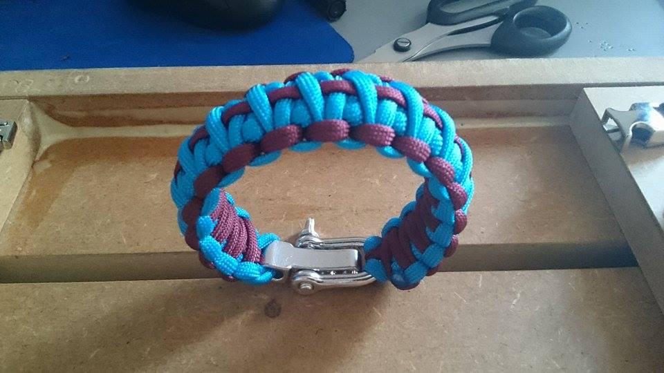 Parachute Regimental Inspired Paracord Bracelet @PARA_Band @parachute_reg