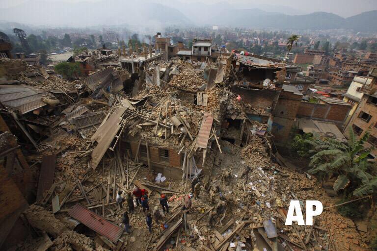 Abramjee's tweet photo. #NepalEarthquake Our hearts go out to the people of Nepal. Let's remember them in our prayers. RT http://t.co/uokaIRCiSx