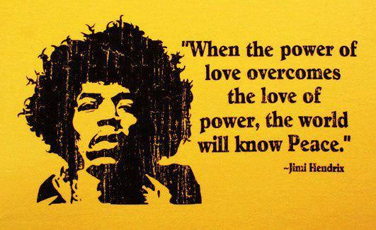 “When the power of love overcomes the love of power, the world will know peace.” ⭐