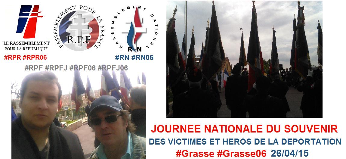 JEANRENELAGET's tweet photo. Avec @JF_Fiorella représentant #RPR06 #RPF06 & #RN06 à la JNSVHD ( #Commemoration #deportation ) #Grasse #Grasse06 http://t.co/bUkmzmKujZ