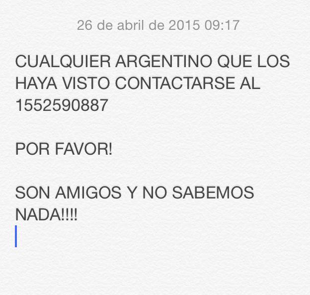 nachobulian's tweet photo. AYUDAME A DIFUNDIR No tenemos noticias d los argentinos @Tota_cml @Jahyoratti tras el terremoto en NEPAL. RT porfavor http://t.co/JHfIiXDBA3