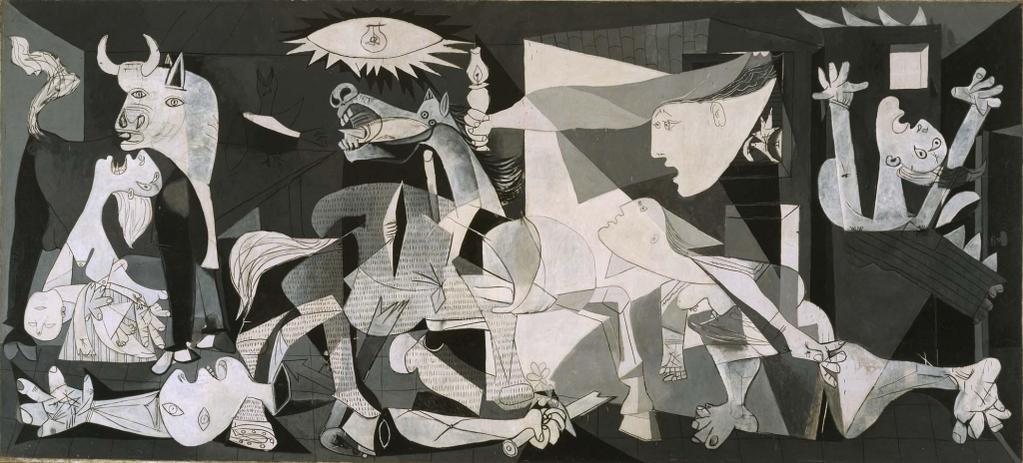 XaviMatas's tweet photo. Un oficial nazi preguntó a Picasso: 
- ¿Usted hizo esto?
Picasso respondió:
+ No. Esto lo hicieron ustedes
#Guernica http://t.co/msbSaSKGou