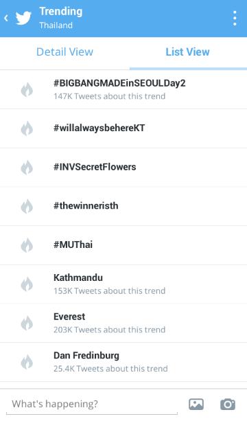 kandy_taoris's tweet photo. #willalwaysbehereKT  is 2nd trending in Thailand! People , Taoris is no joke ~ 
#taoris #kristao #Thailand http://t.co/7n1CFtLLbq