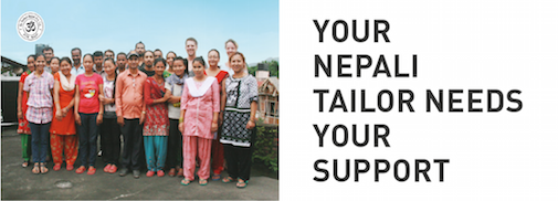 Our factory is based in Nepal. So far,we've reached 10 of 21 tailors. Please help us help them studiojux.org/nepalquake