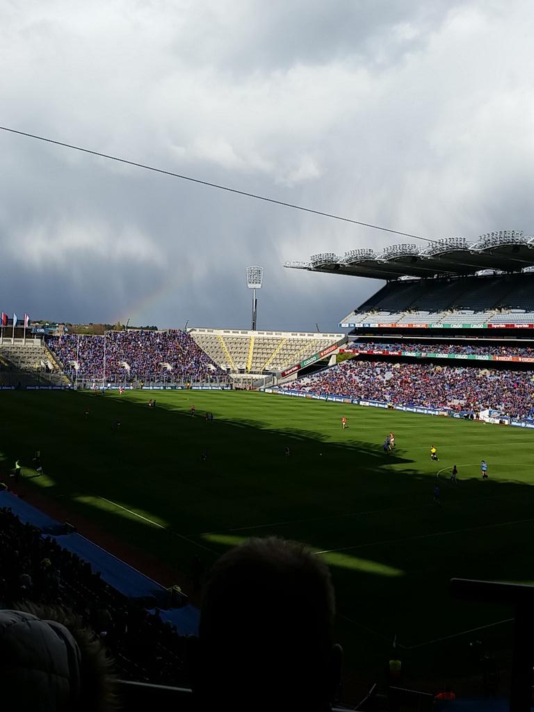 HolKeating's tweet photo. Watching the dubs beat cork #💙 @KatieMac84 http://t.co/YcaG12oC1e