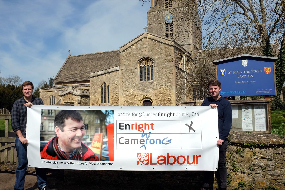 Where's the #BigBannerTour #WestOx today? Guess and RT! #Labour #TeamDuncan #Witney #EM4PM #DE4MP