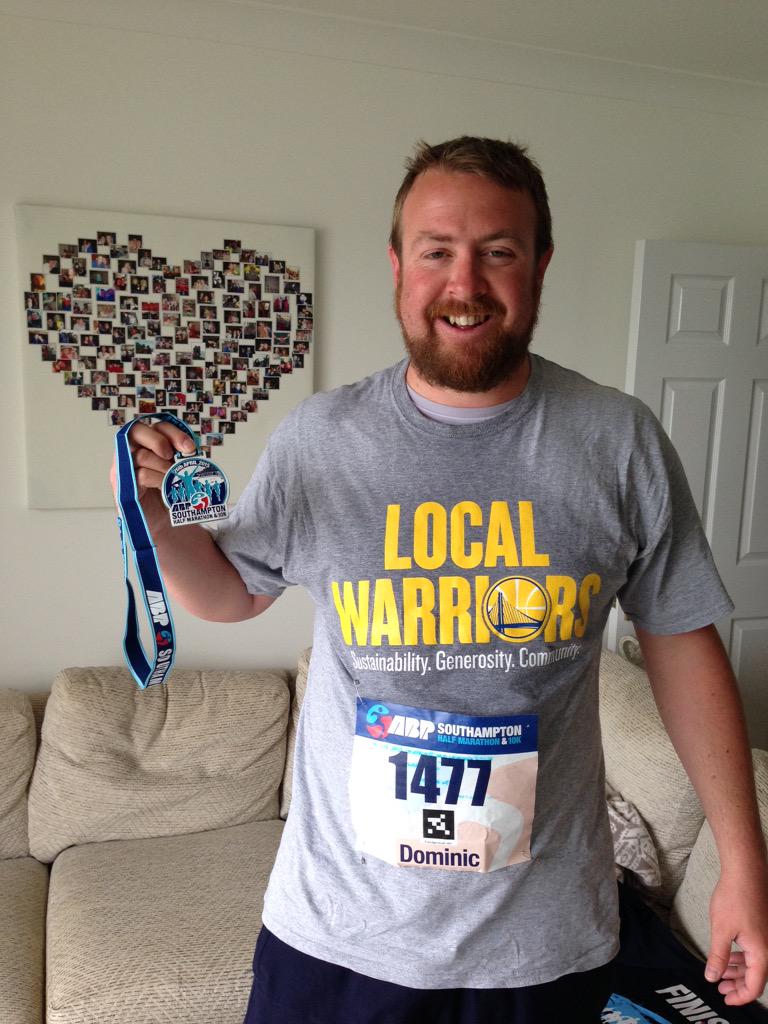 JcwannabeGooner's tweet photo. Fantastic @MarafunUK today! Without realising it I represented @warriors #LocalWarrior Excellent event, well done all http://t.co/LcSbRJL8Hq