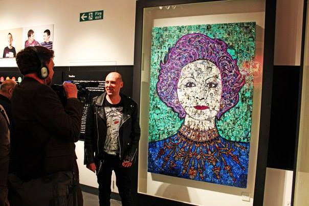 evilshop's tweet photo. This wonderful woman is 80 on Wednesday! My portrait is now for sale - get in touch for info. #April80 @LivEchonews http://t.co/7lxWx68CPl