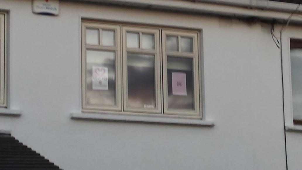 NiallRocheYES's tweet photo. .@SenatorKZappone 2 #YesWindows spotted in Templeogue #MarRef #YesEquality #VoteYes #LoveIsLove #MakeGraTheLaw http://t.co/6A2v0xVU7b