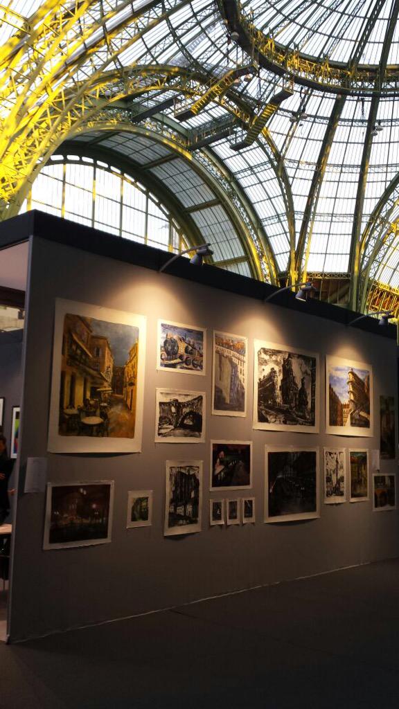 kapelgouda's tweet photo. Jeroen Hermkens staat deze week in het Grand Palais Parijs. Maar wees niet getreurd de kapel is open van 11.00 -17.00 http://t.co/hpYZOxDk1j