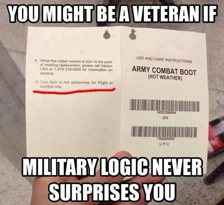 CM_Halstead's tweet image. #militarylogic #cya logic litigation society has reached the military. Combat boots, not for combat use. wft