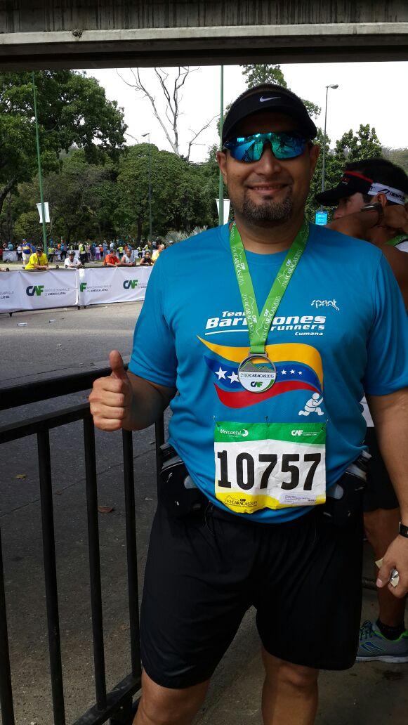 Barrigonesrun's tweet photo. Felicitaciones a nuestro hermano @NestorAlfonzo por su primer medio maratón! #CAF2015 @maraton_CAF #GenteFortius http://t.co/jrDAcoon7i