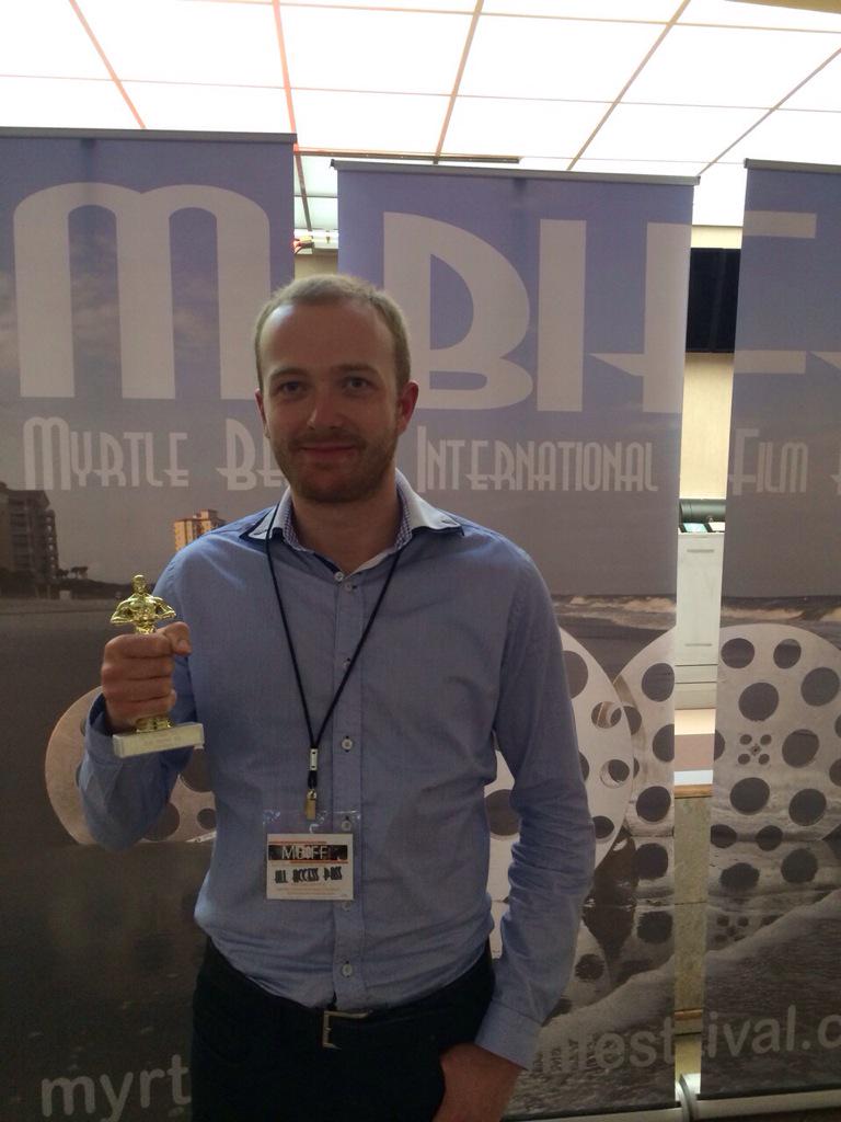 HollyfieldPro's tweet photo. The Window got runner up for Best Foreign Film @MBFilmFest thanks to everyone who came out #MBIFF #filmfest #short http://t.co/UFHrqxTHQW