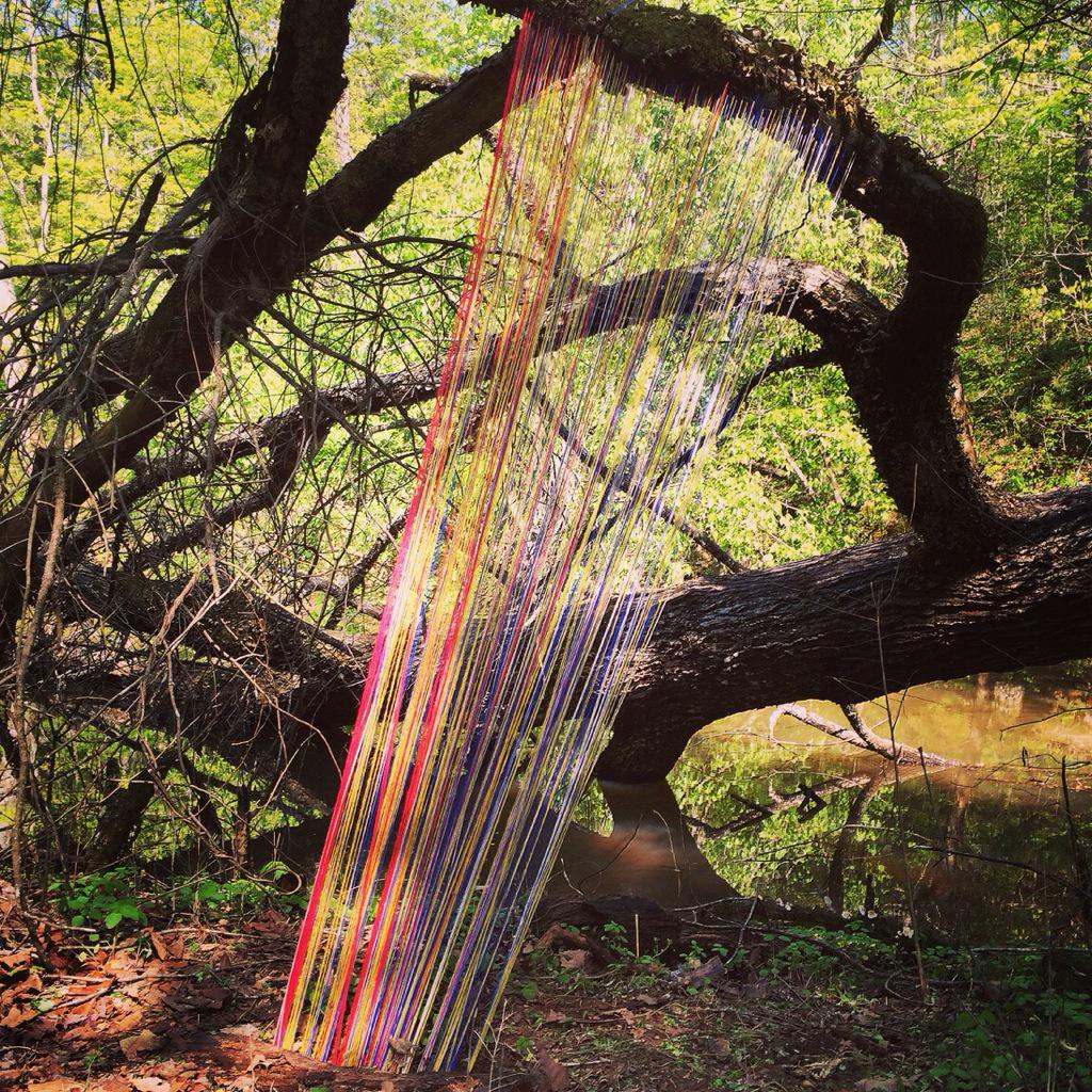 SurvivalDesign's tweet photo. UTK Land Art Sculpture class is displaying work at William Hastie Natural Area until April30 @ArtsSciencesUT @ArtUTK http://t.co/doX1sSGOwY