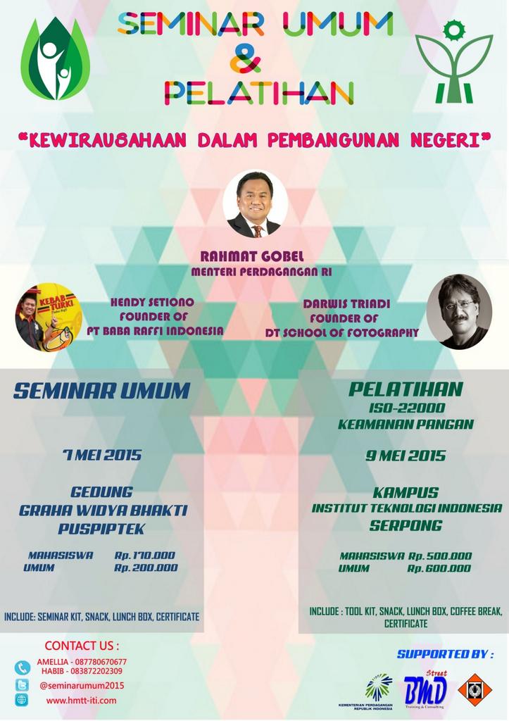 <a href="/HMM_ITI/">HMM ITI</a> kalo daftarnya ramean dapet diskon loh. Untuk info lebih lanjutnya bisa hub cp yg tertera yaa😉