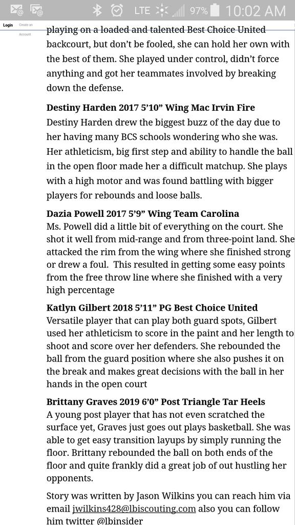 khia_iam's tweet photo. @LBInsider @Daziaa_11 great job Dazia! Hard work pays! #DeepSouth2015 http://t.co/J7knluyivB