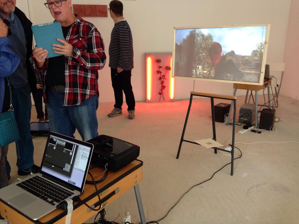 Gareth_Wild's tweet photo. @aidandabet #expandedstudioproject at #elan http://t.co/uGF9zfercA