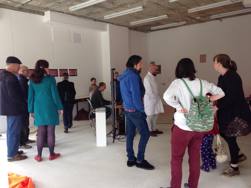 Gareth_Wild's tweet photo. @aidandabet #expandedstudioproject at #elan http://t.co/uGF9zfercA
