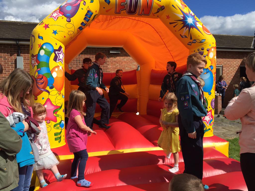 boroscouts's tweet photo. Everyone having fun after St George's day parade http://t.co/EN5kPaHQqp