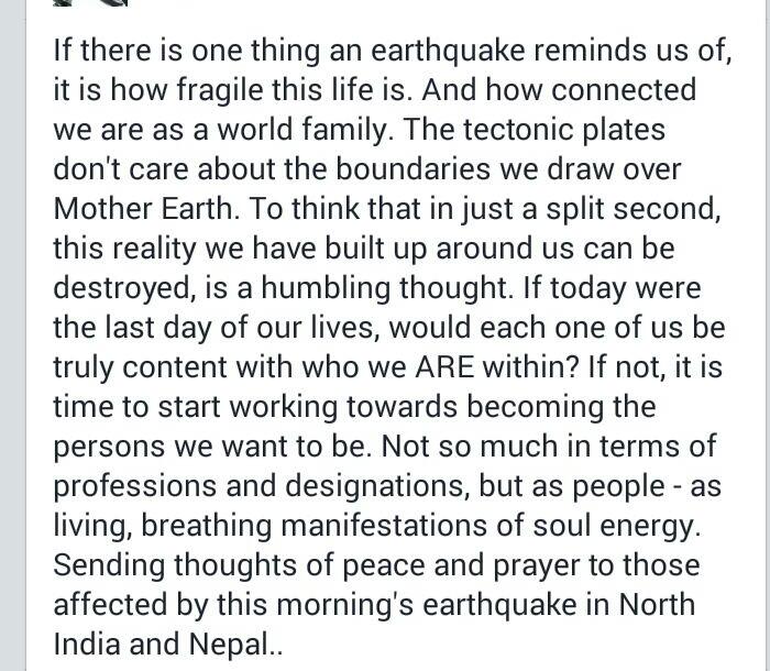 shailja1805's tweet photo. #NepalEarthquake  #LifeIsStrange  #EarthquakeAgain #LoveAndLight 🙏 http://t.co/ZutFNEO4bG