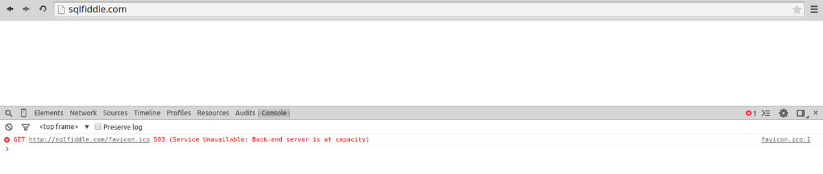 wchiquito's tweet image. Problems in @sqlfiddle #SQLFiddle