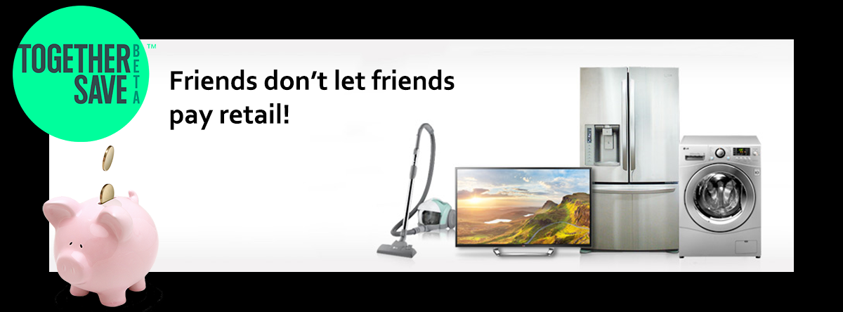 TogetherSave's tweet photo. #SaveBIG on all name-brand appliances at TogetherSave here: http://t.co/oFYoMTcqcz http://t.co/2Y3YvyIEw3